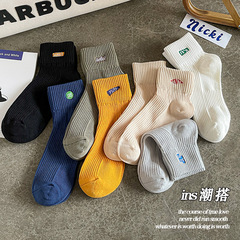 Men's Crew Socks Wholesale Cotton Socks Deodorant Moisture Absorbent Sports Basketball Socks For Men Spring And Summer Thin Short Socks