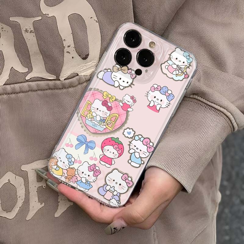 Swimming Ring Cat Suitable for Apple 17Air Mobile Phone Case Iphone16Promax New 15/14/13/12/11