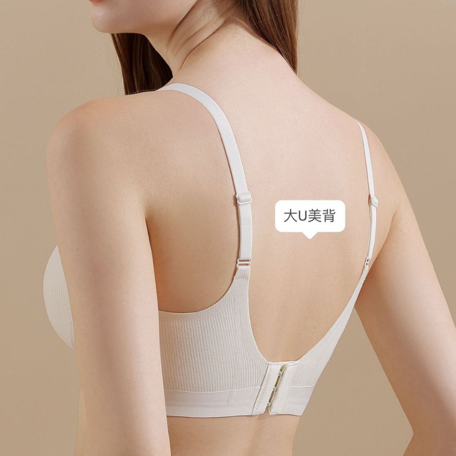 Venta directa de fábrica comercio electrónico transfronterizo Sudeste de Asia Vietnam Tailandia damas sin costuras sujetador de recogida lateral cómodo