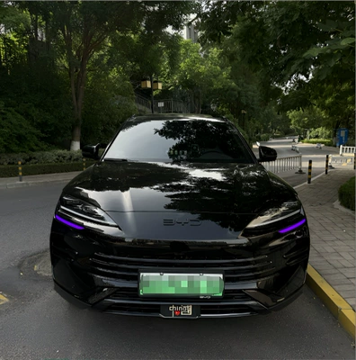 Byd Song Plus Dm-I/Ev 25 Models Daytime Running Light Color-Changing Film, Headlight Film, Light Eyebrow Decoration, Automotive Accessories (Lamp eyebrow) - 25-song-plus-purple-pair