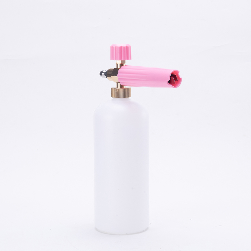 Direct from the manufacturer: green and pink foam pot, high-pressure car wash water gun, PA pot, 1000ml fan-shaped foam spray pot