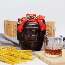 浙一家花雕酒陶坛装黄酒糯米加饭酒1.5L半干12度纯粮手工酿造原酿
