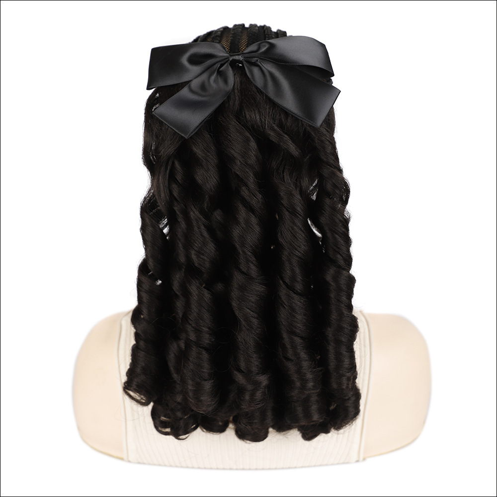 Princess Curly Wig Ponytail Cheongsam An...