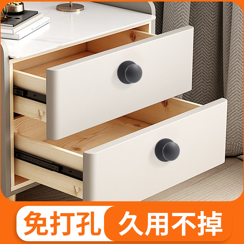 Wholesale no-hole European style single-hole drawer pulls wardrobe glass door cabinet pulls kitchen drawer pulls