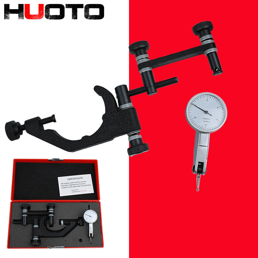 制动盘跳动检测仪杠杆百分表带弓形支架套装杠杆百分表用测量表架