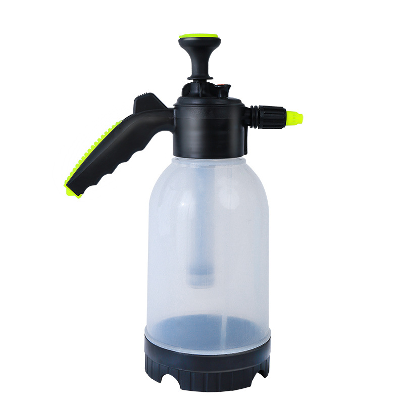 Regadera pulverizadora manual de 2L, alta presión, transparente, para jardinería y uso doméstico