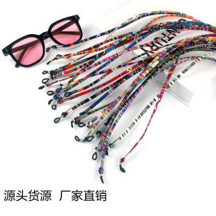 Amazon cross -border hot -selling Bohemian wind glasses lane rope glasses chain glasses with ethnic wind glasses anti -rope