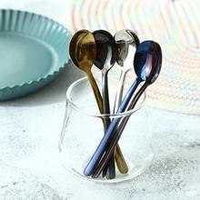 咖啡勺 创意304不锈钢小茶勺西餐勺欧式下午茶搅拌勺咖啡勺水杯勺
