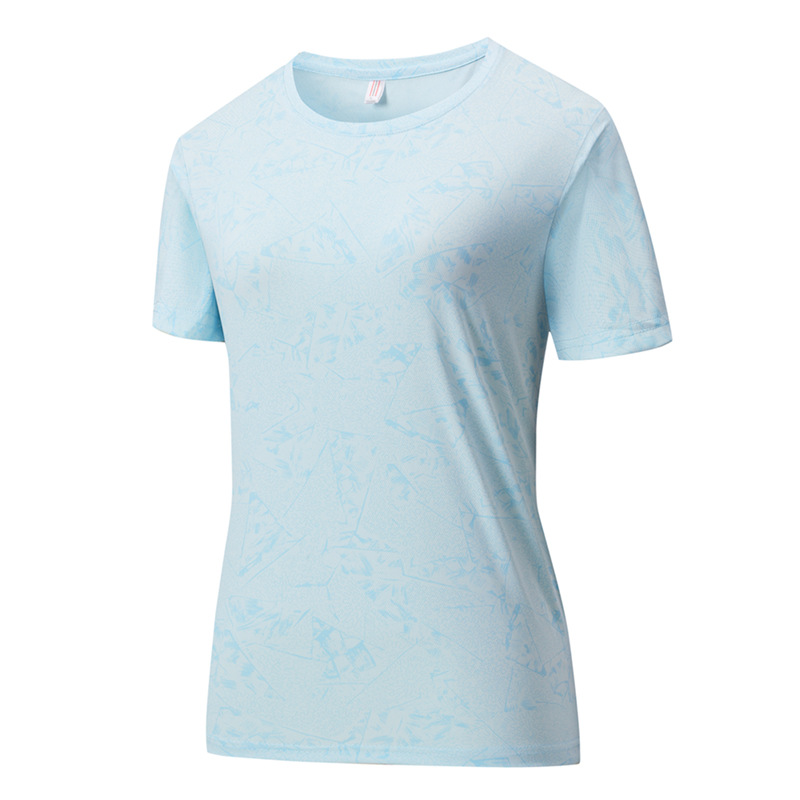 Camiseta deportiva ligera y delgada de secado rápido para hombres pareja de mangas cortas antiarrugas transpirable acondicionamiento físico media manga al aire libre