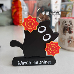 转手绢猫猫冰箱贴装饰磁贴卡通可爱磁吸3d打印装饰贴解压冰箱贴