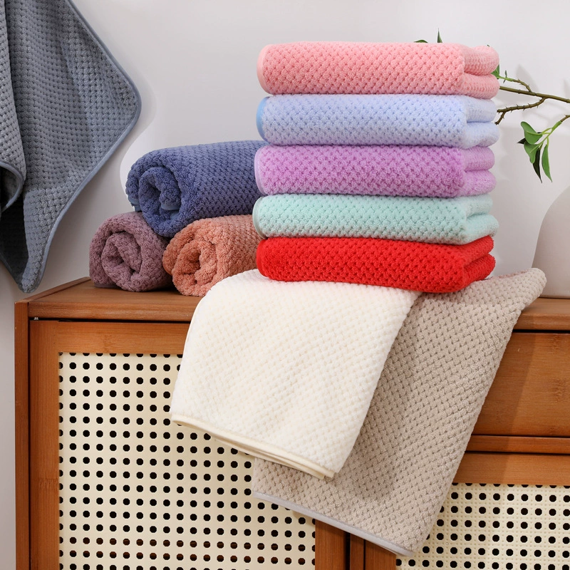 Индивидуальная сетка из чистого полиэстера с ананасом 1m * 2m большое банное полотенце 240 г водопоглощающее и быстросохнущее производитель оптом