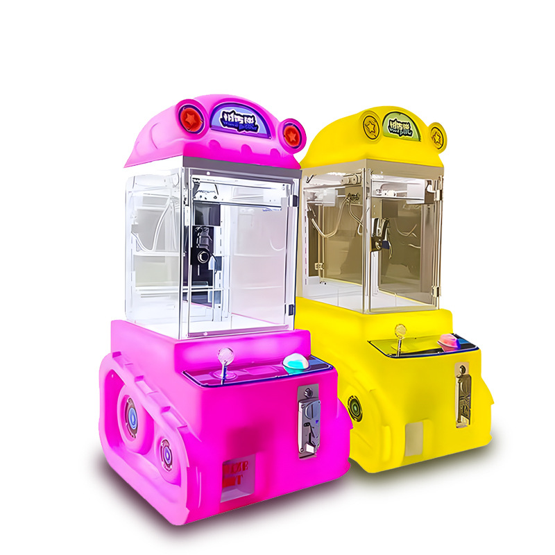 Mini máquina de garras que utiliza monedas, máquina de muñecas de clip comercial, máquina de garras de tamaño pequeño y mediano para el hogar, máquina de juegos para niños