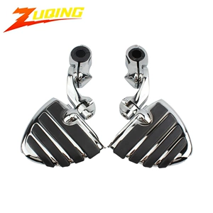 Harley Road King Street Glide üçün qısa motosiklet ayaq pedalı braket dəsti