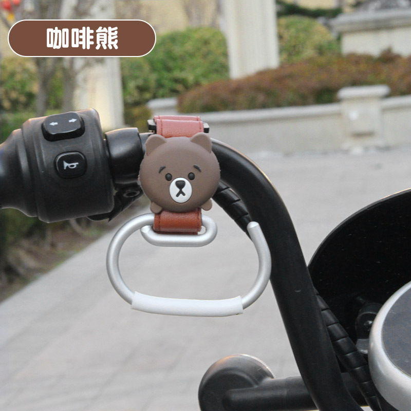 알루미늄 합금 후크-커피 곰 후크 (다크 브라운 싱글)