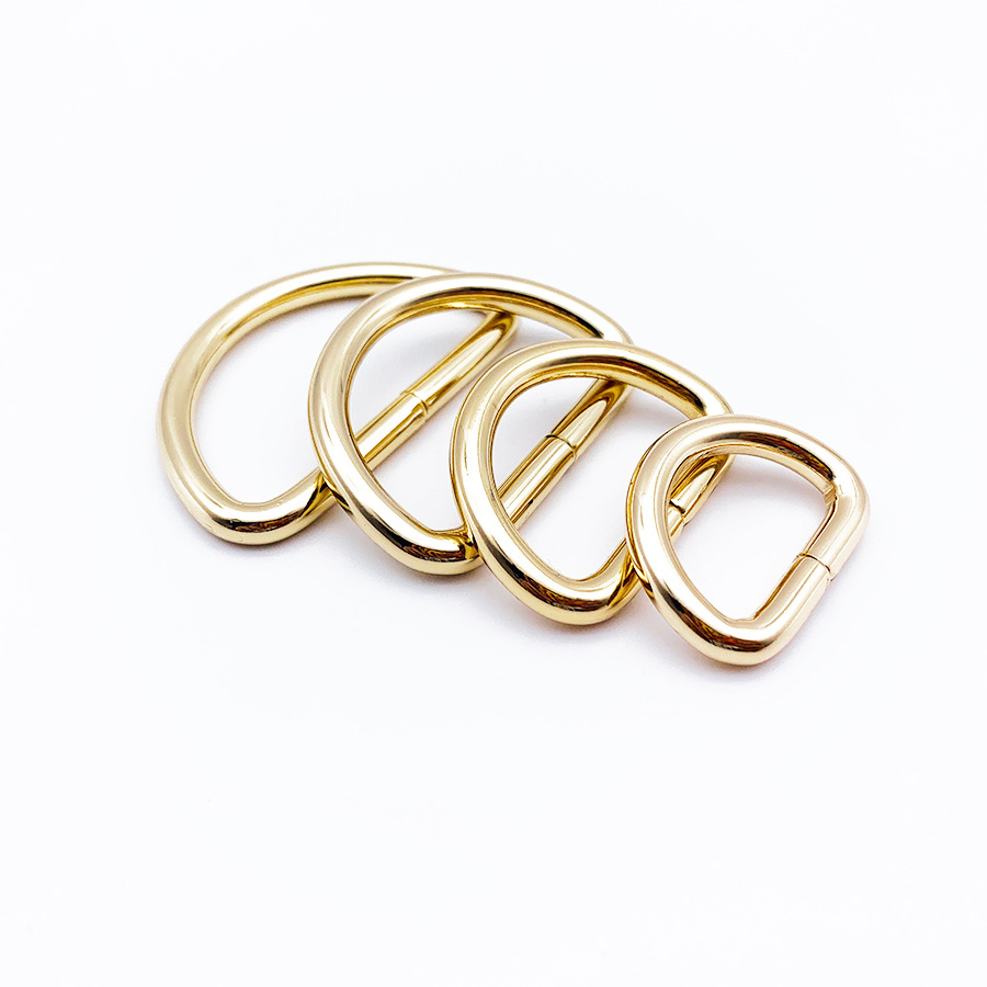 Venta caliente en stock fábrica directa de alta gama accesorios de hardware de alambre de hierro D hebilla Bolsa De mujer hebilla de alambre de hierro image 5