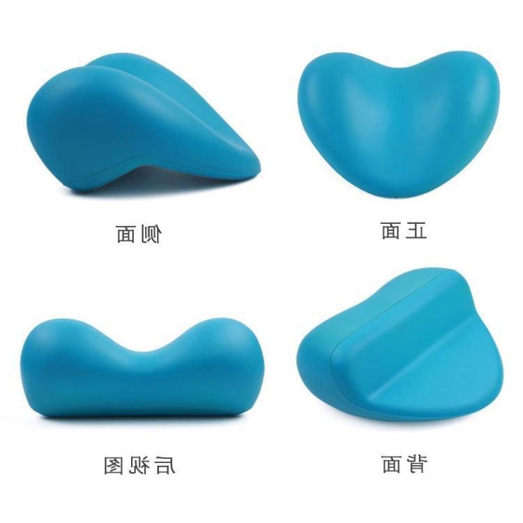 厂家聚氨酯发泡瑜伽按摩枕浴缸枕头心形按摩枕pu枕可定