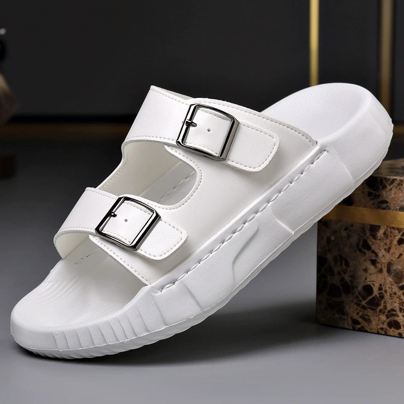 Новые тапочки для мужчин летний тренд простота на открытом воздухе дикие сандалии