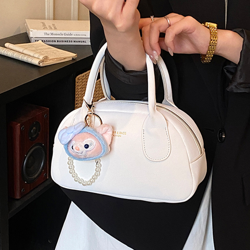 Women's Handheld Bowling Bag, Niche Design Commuting Shoulder Bag_voghion.com