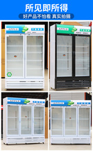冷藏展示柜冷饮保鲜柜立式商用冰箱双门超市三门饮料柜冰柜冷藏柜