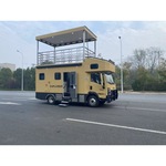 国六重汽统帅升降顶C型房车 蓝牌C照  自动档超大空间全家旅居车