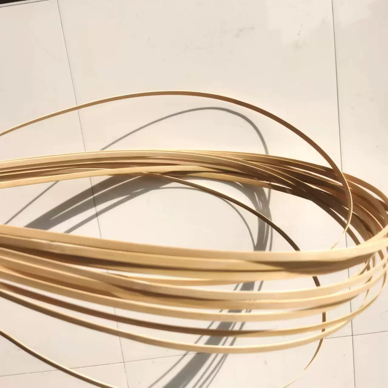 竹子竹片竹条头层二层竹篾竹丝条手工竹编鱼灯风筝杆骨架diy材料