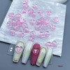 Cartoon three dimensional nail decoration heart-shaped, new collection