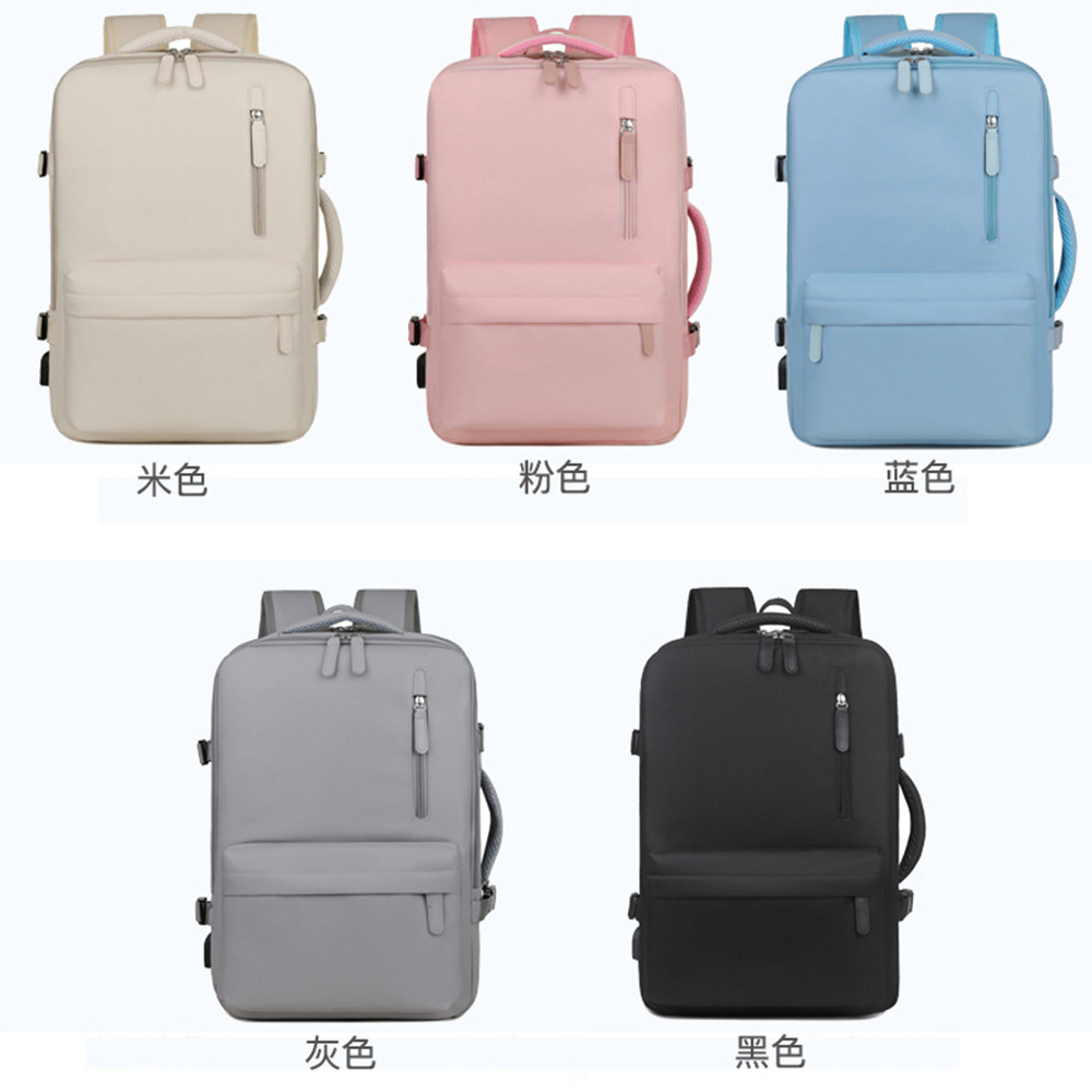 Mochila de viaje para hombres mochila expandible 2024 nuevo viaje de negocios mochila de computadora de gran capacidad para mujeres