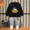 Children's set for boys, clothing, warm sweatshirt girl's, wholesale, Korean style, children's clothing