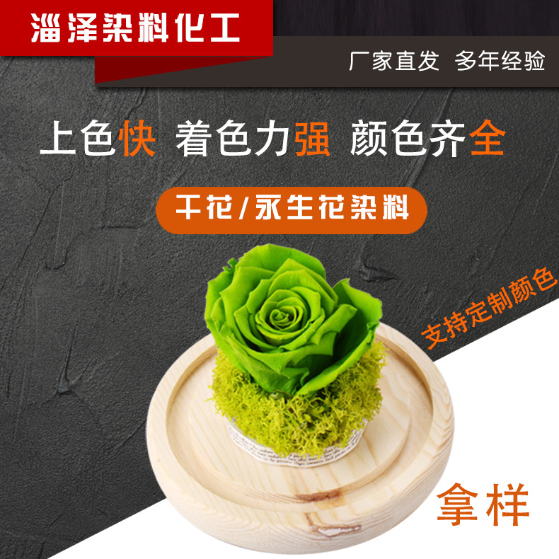 仿真花永生花植物染料粉芦苇满天星薰衣草着色剂干花染色剂实验装