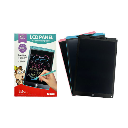 20inch Lcd Handwriting Board Children's Early Education Drawing Board Learning Graffiti Painting Blackboard Electronic Writing Board One-Click Clear