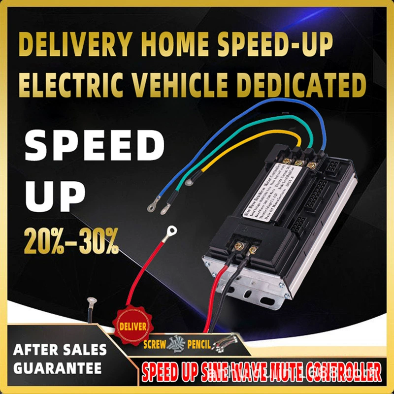 Контроллер векторного управления 48В/60В/72В 1500Вт для электродвигателей двух- и трехколесных транспортных средств