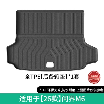 trunk mat, and backrest cushion, Modelə uyğun ayaqaltı - 26-models-of-aito-m6-trunk-mat-with-holes21-upgraded-version-w260400362