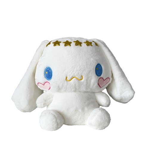 Korean version of ins soft girl cute cartoon doll dog backpack Japanese personality parent-child outing large version plush bag