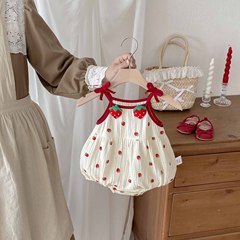 ベビーサマードレス、新生児服、女の赤ちゃんジャンプスーツ、満月ハーレム、夏用薄手おならカバー、純綿タイプA