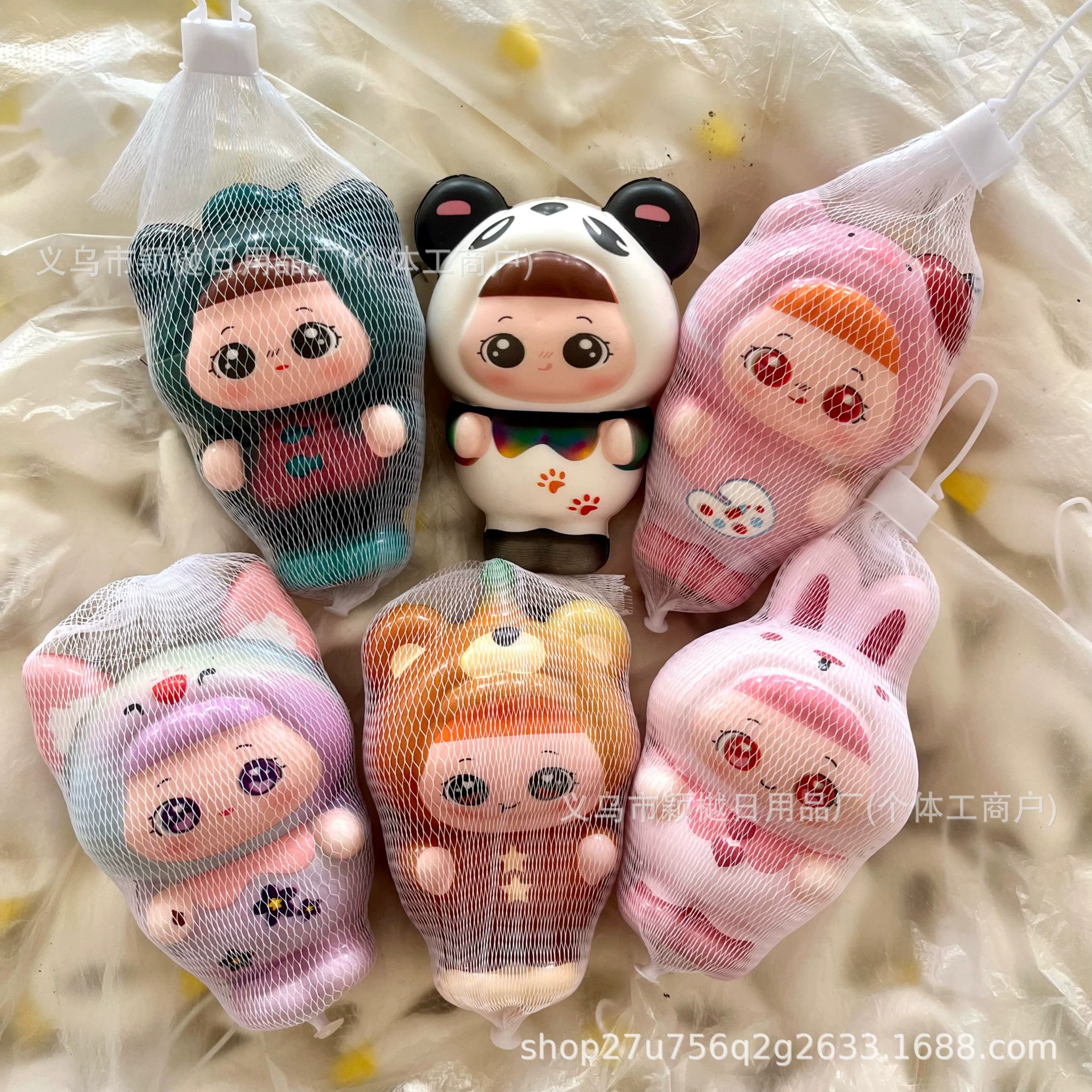 Милая мультяшная слизь, игрушка, кукла, антистресс