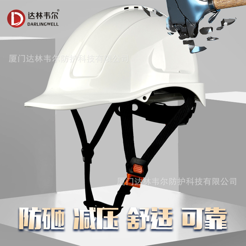 Dalinwell casco de seguridad del sitio de construcción transpirable Amortiguador anti-aplastamiento nuevo casco de seguridad estándar nacional casco de construcción impreso