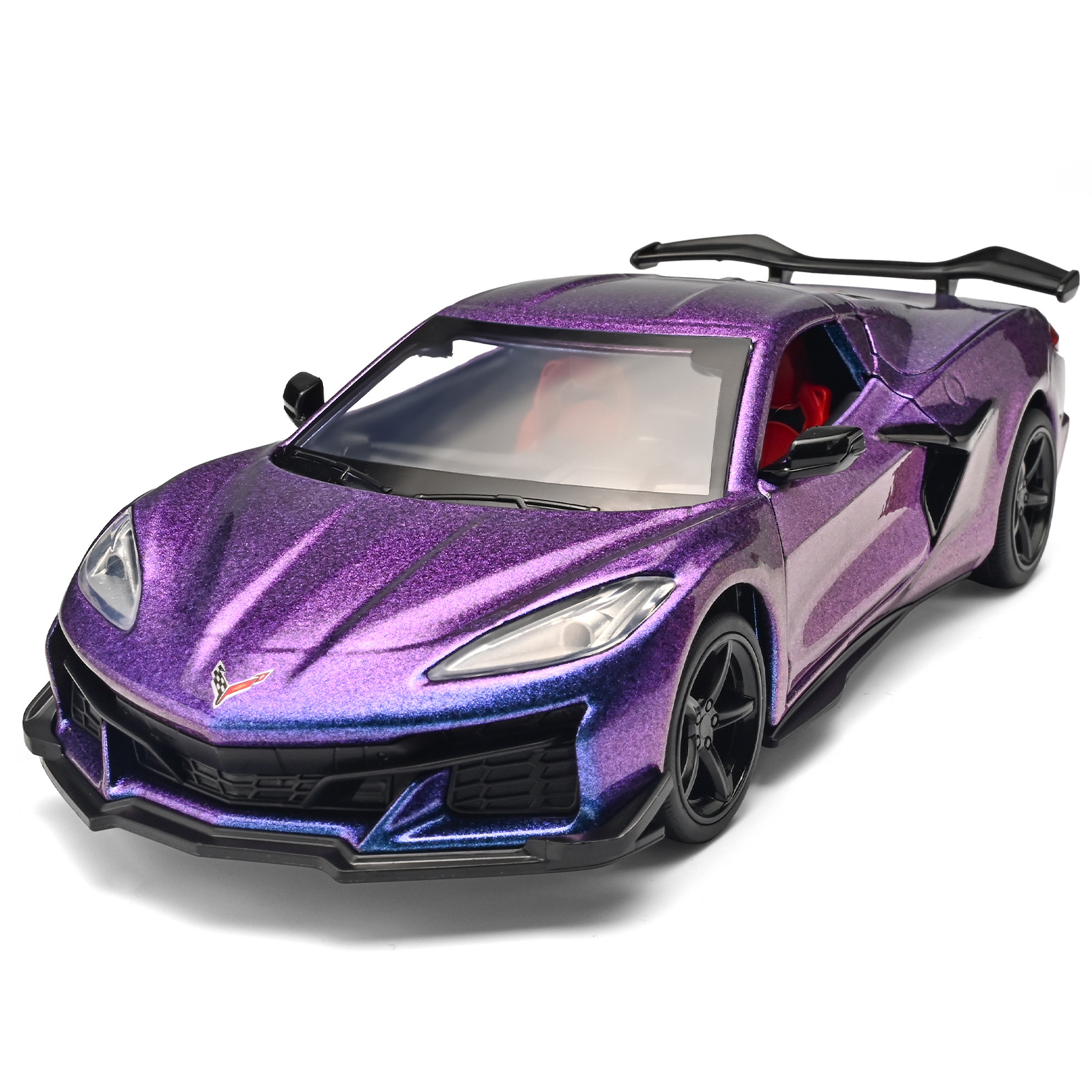 Auténtico licenciado 1: 24 Chevrolet Corvette Z06 aleación modelo de coche deportivo simulación decoración del club del coche deportivo