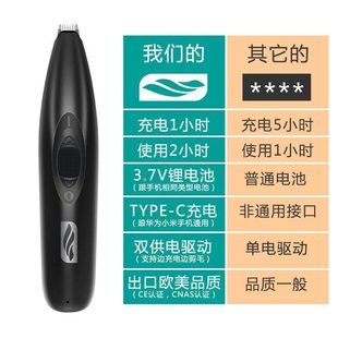 Cat Foot Shaving Hair Cutter Dog Foot Hair Cutter Pet Foot Toe Shaving Hair Cutter Electric Push Hair Cutter Ear Hair Mute