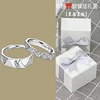 S925 Paper Short Love Couple Fund One pair [Exquisite Gift Box] [Certificate]