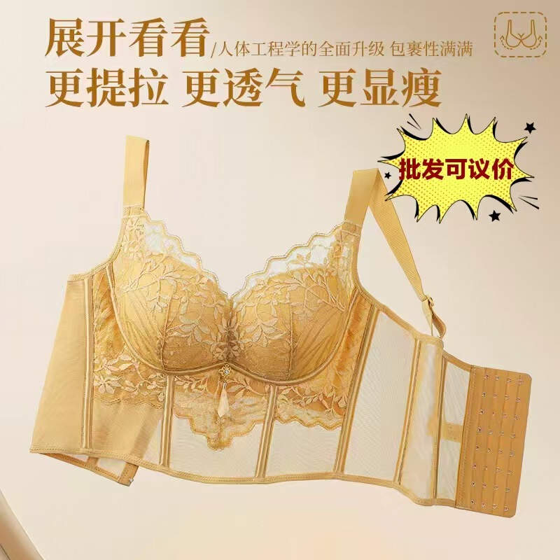 Adjustable Shaping Vest, Sexy Lace Bra, Breathable, Light, Push-Up, Anti-Sagging Intimates for Women
