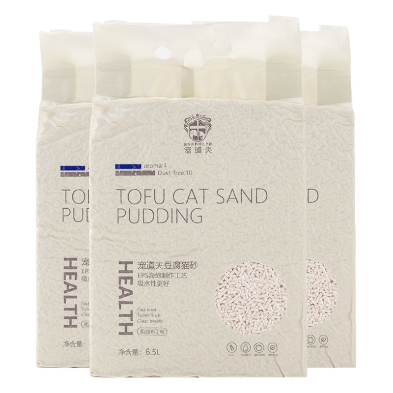 Mascota doff tofu gato camada dosis 6.5L desodorante grupo maíz gato arena fina gato suministros de limpieza para mascotas al por mayor