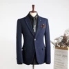 Tibetan blue double buckle (single -piece jacket)