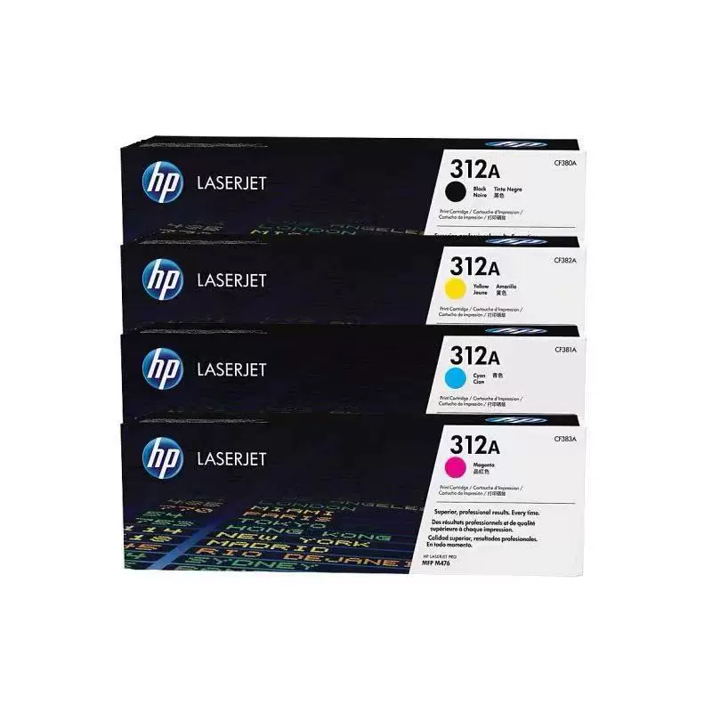 Оригинальный Черный тонер-картридж HP CF380A 312A M476dw CF383A CF381A