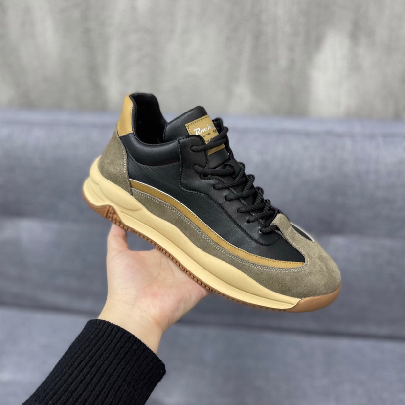 Men S Shoes Spring Station Fashion Casual All Match And Autumn Korean Version Of Daddy Single Shoes Sports Leisure_voghion.com