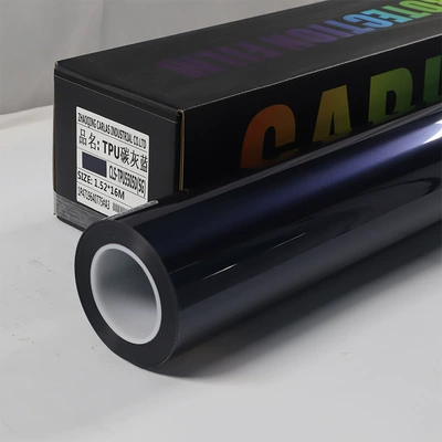 Direct Supply Customized Oem White — Auto Color Change Film - carbon-gray-blue-152m15m