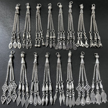 水滴形金属吊坠合金流苏饰品配件挂件diy手工祈祷珠念珠坠子复古