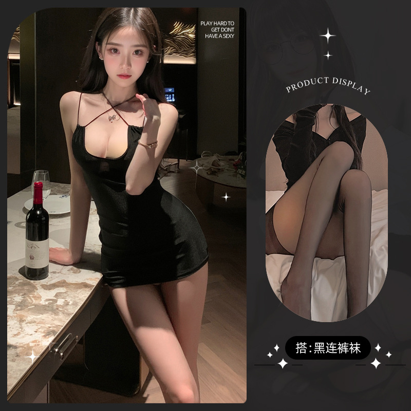 흑요석 블랙 팬티 스타킹