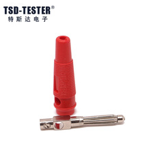 B5413 pure copper solderless 4mm banana plug 32A high current seven-pin side stack connector