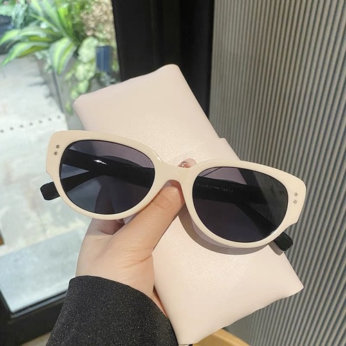 2024 New Cat Eye Sunglasses Trendy Sunglasses Korean Style Glasses Live Broadcast No Makeup Sunglasses Wholesale Dropshipping