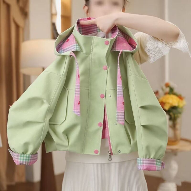 Girls' Spring and Autumn Jacket 2026 New Stylish Korean-Style Jacket for Older Children, Trendy Spring Outfit